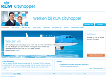 Tablet Screenshot of klmcityhopper.nl